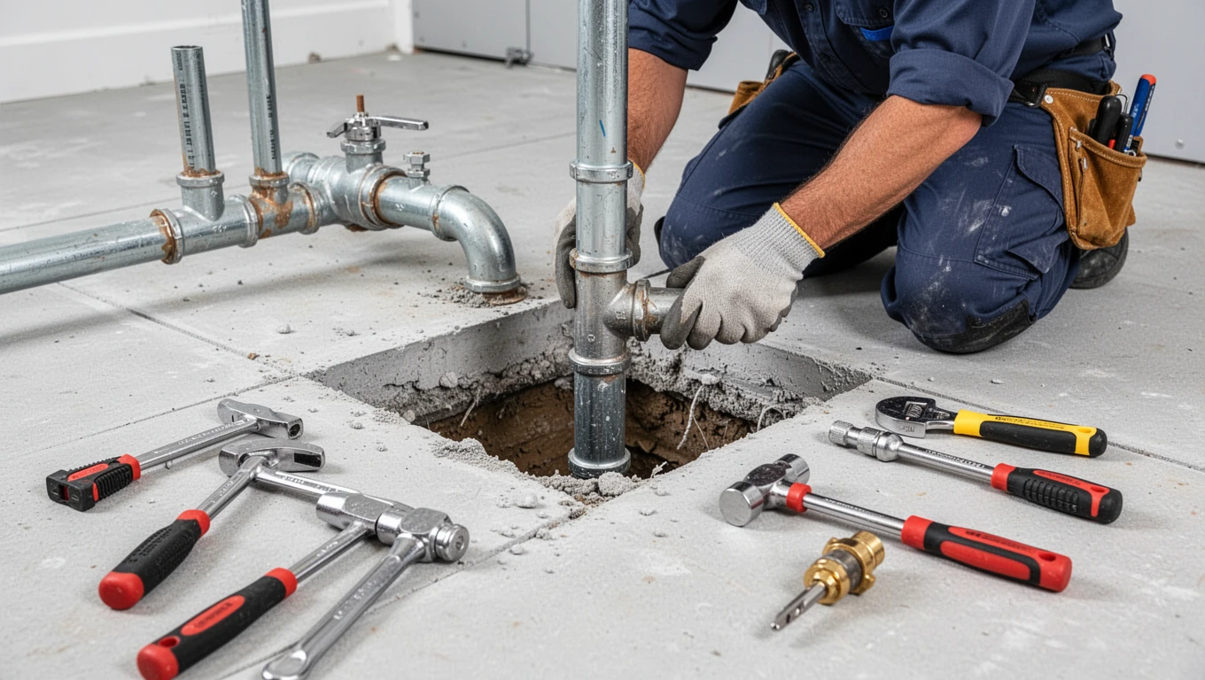 Slab Leak Repair